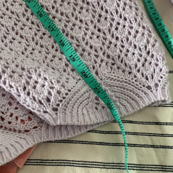 Jessica Simpson Flouncy Knit Open Cardigan. Size M - Picture 8 of 9